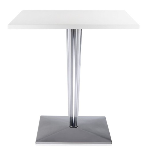 Masa Kartell TopTop design Philippe Starck & Eugeni Quitllet  70x70cm  alb