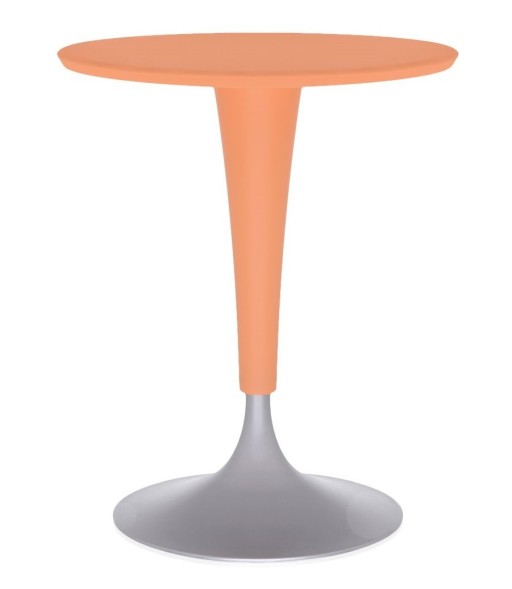 Masa Kartell Dr. NA design Philippe Starck  d60cm  h73cm  portocaliu