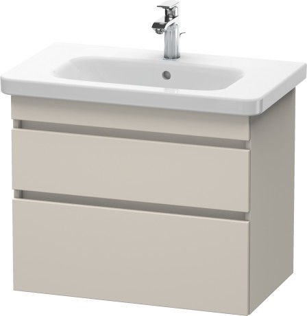 Dulap baza Duravit DuraStyle 73x44.8cm  2 sertare cu inchidere lenta  taupe mat