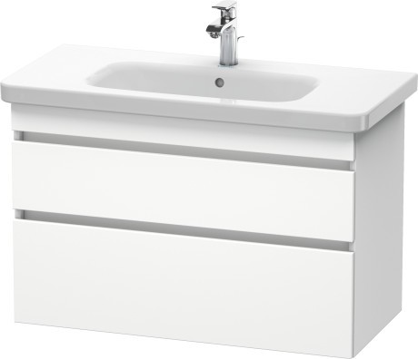 Dulap baza Duravit DuraStyle 93x44.8cm  2 sertare cu inchidere lenta  alb mat