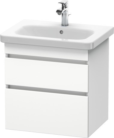 Dulap baza Duravit DuraStyle 58x44.8cm  2 sertare cu inchidere lenta  alb mat