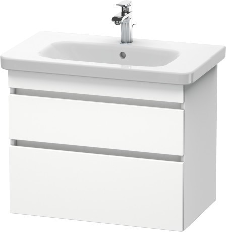 Dulap baza Duravit DuraStyle 73x44.8cm  2 sertare cu inchidere lenta  alb mat