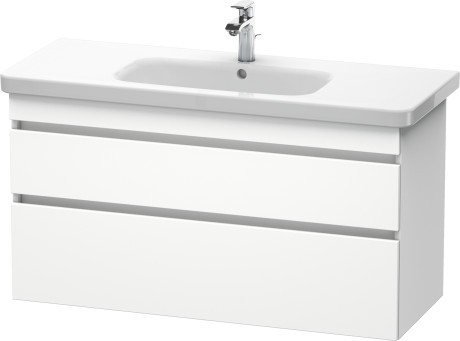 Dulap baza Duravit DuraStyle 113x44.8cm  2 sertare cu inchidere lenta  alb mat