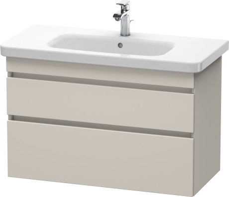 Dulap baza Duravit DuraStyle 93x44.8cm  2 sertare cu inchidere lenta  taupe mat