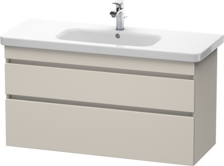 Dulap baza Duravit DuraStyle 113x44.8cm  2 sertare cu inchidere lenta  taupe mat