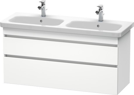 Dulap baza Duravit DuraStyle 123x44.8cm  2 sertare cu inchidere lenta  alb mat
