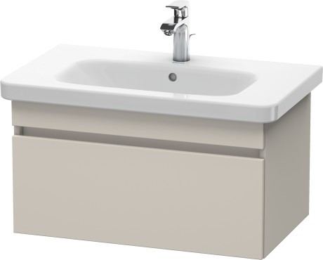 Dulap baza Duravit DuraStyle 73x44.8cm  sertar cu inchidere lenta taupe mat