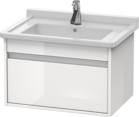 Dulap baza Duravit Ketho 65x46.5cm  sertar inchidere lenta  alb lucios