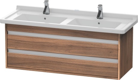 Dulap baza Duravit Ketho 120x46.5cm  2 sertare inchidere lenta  nuc