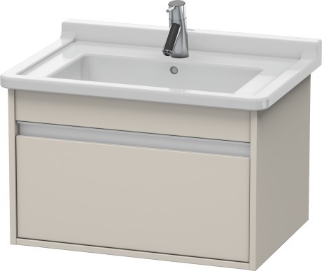 Dulap baza Duravit Ketho 80x46.5cm  sertar inchidere lenta  taupe mat