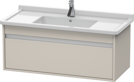 Dulap baza Duravit Ketho 100x46.5cm  sertar inchidere lenta  taupe mat