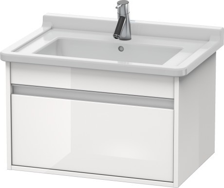 Dulap baza Duravit Ketho 80x46.5cm  sertar inchidere lenta  alb lucios