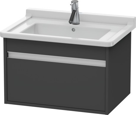 Dulap baza Duravit Ketho 80x46.5cm  sertar inchidere lenta  grafit mat