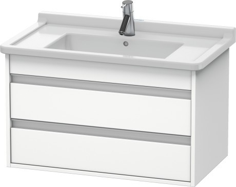 Dulap baza Duravit Ketho 80x46.5cm  2 sertare inchidere lenta  white