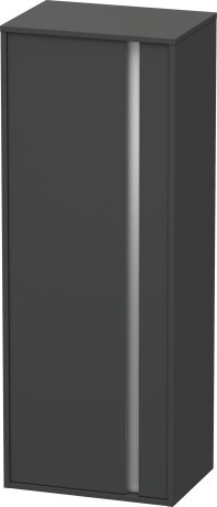 Dulap inalt suspendat Duravit Ketho 36x50x132cm  deschidere stanga  grafit mat