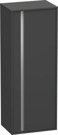 Dulap inalt suspendat Duravit Ketho 36x50x132cm  deschidere dreapta  grafit mat