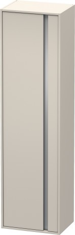 Dulap inalt suspendat Duravit Ketho 36x50x180cm  deschidere stanga  taupe mat
