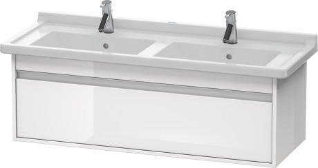 Dulap baza Duravit Ketho 120x46.5cm  sertar inchidere lenta  alb lucios