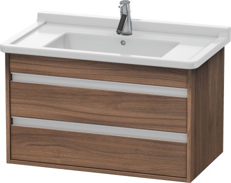 Dulap baza Duravit Ketho 80x46.5cm  2 sertare inchidere lenta  nuc