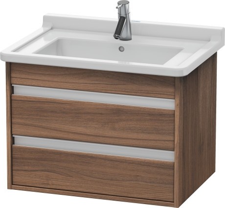 Dulap baza Duravit Ketho 65x46.5cm  2 sertare inchidere lenta  nuc
