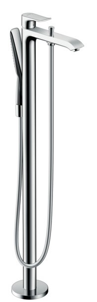 Baterie cada cu montaj pe pardoseala Hansgrohe Metris  necesita corp ingropat
