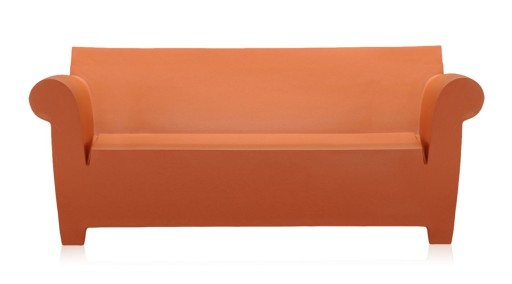 Canapea Kartell Bubble Club cu doua locuri  design Philippe Starck  195cm  ocru
