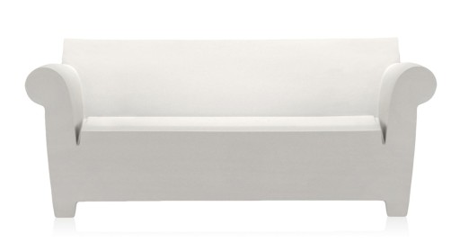 Canapea Kartell Bubble Club cu doua locuri  design Philippe Starck  195cm  alb zinc