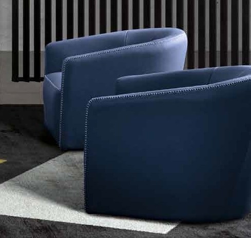 Fotoliu Gamma Sharon PNA  piele Zero Impact F303  HandMade in Italy