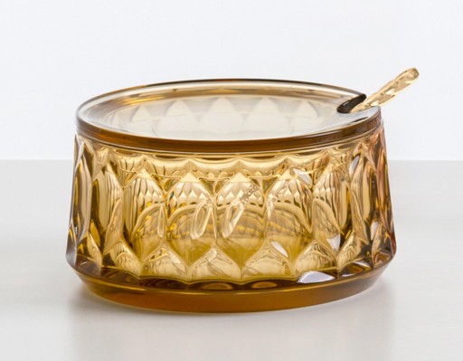 Recipient zahar cu capac Kartell Jellies Family  design Patricia Urquiola  verde transparent