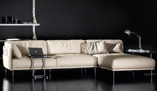 Canapea de colt Gamma Dandy Jack 305x170cm dreapta  piele Danka F791  HandMade in Italy