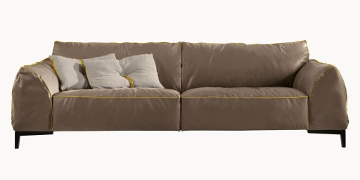 Canapea Gamma Dandy Kong cu 3 locuri  254cm  piele Vintage H682  HandMade in Italy