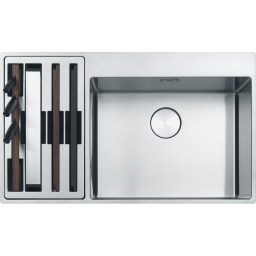 Chiuveta bucatarie Franke Box Center BWX 220-54-27 picurator stanga  860x510mm  inox lucios