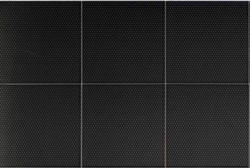 Faianta Diesel living Fence 20x20cm  7mm  Micro Black