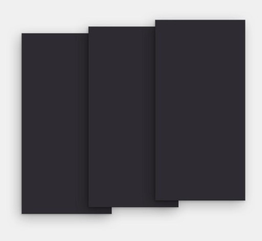 Gresie portelanata FMG Chromocode 3D Maxfine 300x150cm  6mm  Ivory Black Lucidato