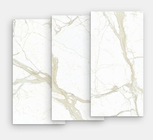 Gresie portelanata FMG Marmi Classici Maxfine 300x150cm  6mm  White Calacatta Lucidato