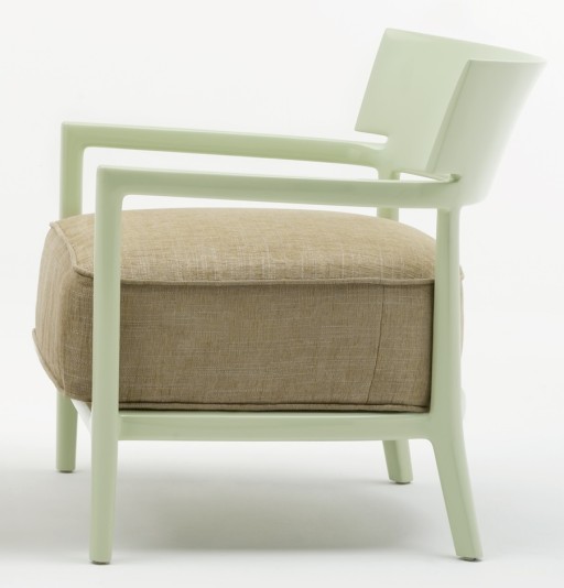 Fotoliu Kartell Cara Solid design Philippe Stark & Sergio Schito  verde/verde