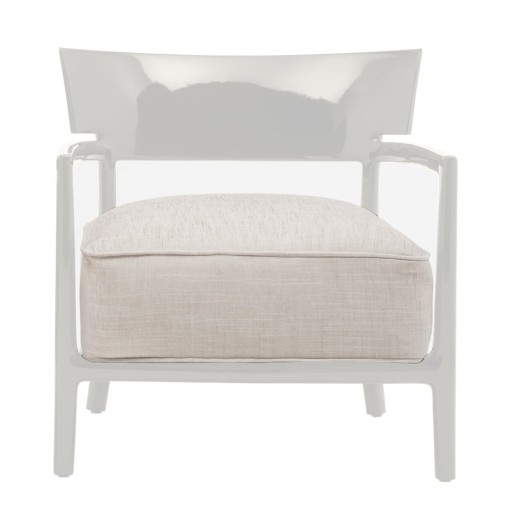 Fotoliu Kartell Cara Solid design Philippe Stark & Sergio Schito  ivoire/beige