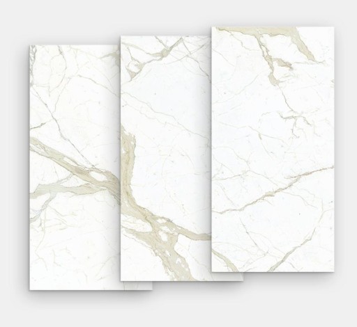 Gresie portelanata FMG Marmi Classici Maxfine 75x37.5cm  6mm  White Calacatta Lucidato