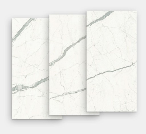 Gresie portelanata FMG Marmi Classici Maxfine 75x37.5cm  6mm  Bianco Venato Extra Lucidato