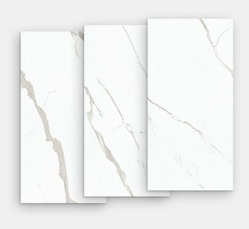 Gresie portelanata FMG Marmi Classici Maxfine 75x37.5cm  6mm  Extra White Lucidato
