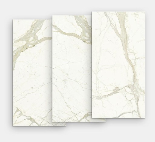 Gresie portelanata FMG Marmi Classici Maxfine 75x37.5cm  6mm  Calacatta Lucidato