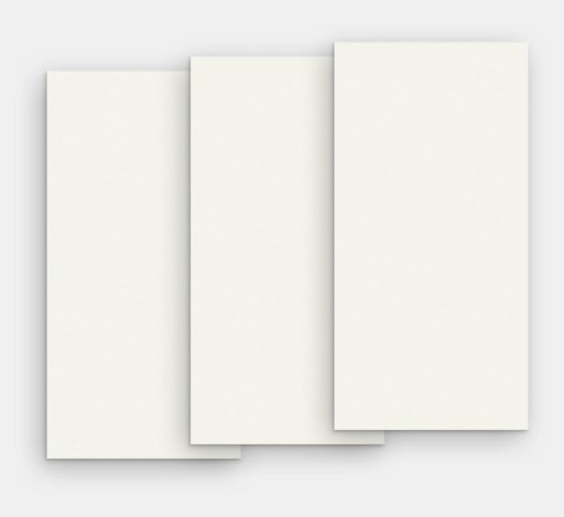 Gresie portelanata FMG Chromocode 3D Maxfine 75x37.5cm  6mm  Titanium White Naturale