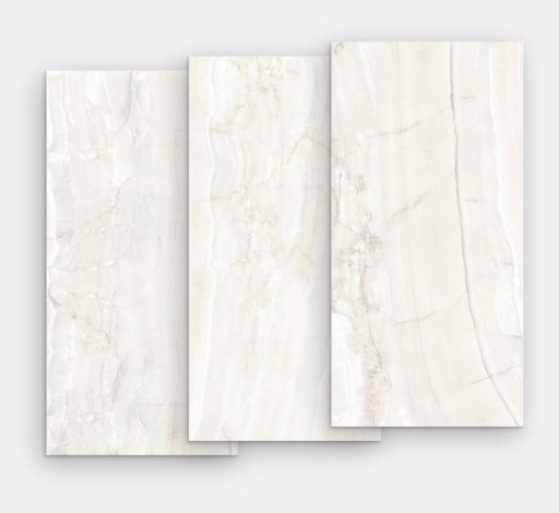 Gresie portelanata FMG Marmi Classici Maxfine 75x37.5cm  6mm  Onice Perla Lucidato