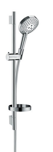 Set de dus Hansgrohe Raindance Select S 240 PowderRain cu para 3 jeturi  furtun si bara de dus 65cm