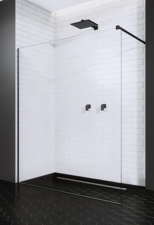 Cabina de dus tip Walk-in Radaway Modo II Black 130cm