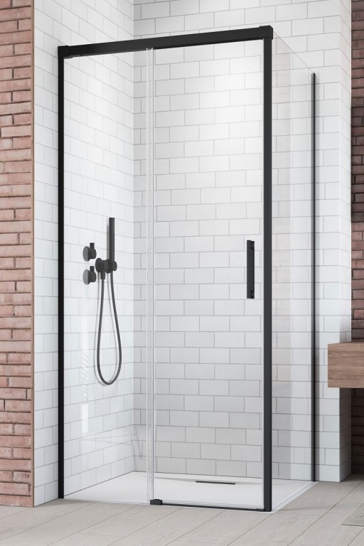 Perete lateral Radaway Idea Black S1 75 R dreapta  75cm  profil negru