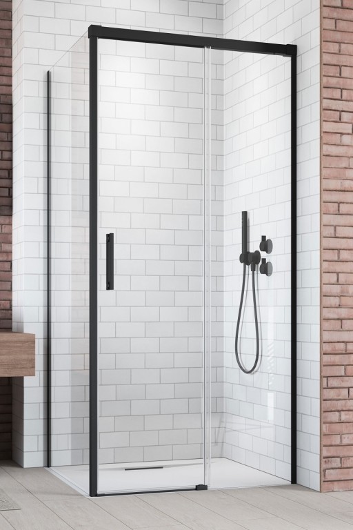 Perete lateral Radaway Idea Black S1 80 L stanga  80cm  profil negru