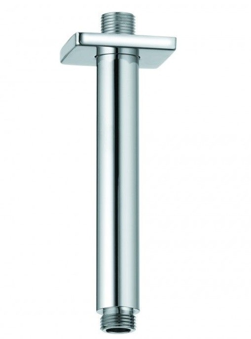 Brat de dus Kludi A-QA 150mm  rozeta patrata  cu montare pe tavan