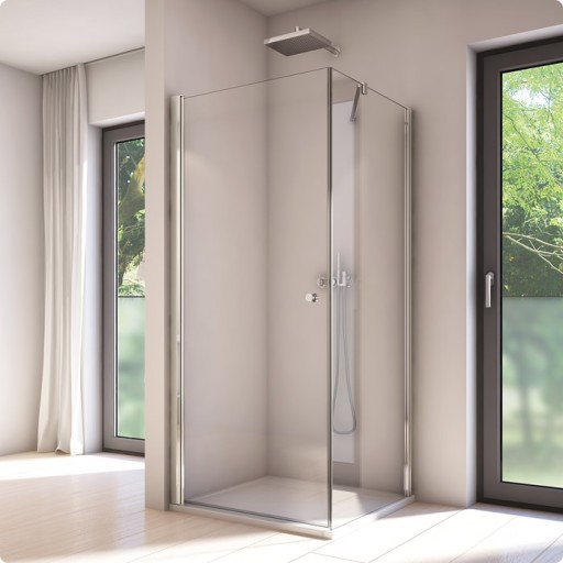 Perete lateral SanSwiss Solino SOLT1 100cm  sticla securizata 6mm