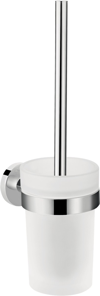 Suport cu perie wc Hansgrohe Logis Universal  crom
